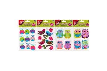 Bu-Bu Sticker 3D Keçe Büyük 24 Lü BUBU-STS008