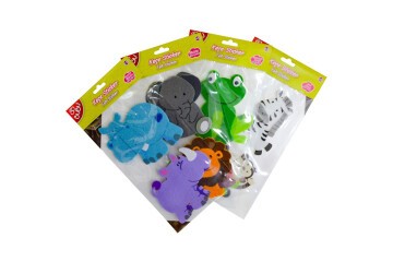 Bu-Bu Sticker 3D Keçe Hayvanlar 24 Lü BUBU-STS011