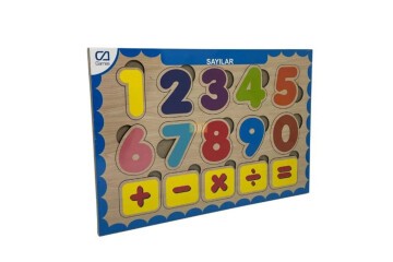 Ca Games Ahşap Sayılar Bul-Tak Caahs-3207