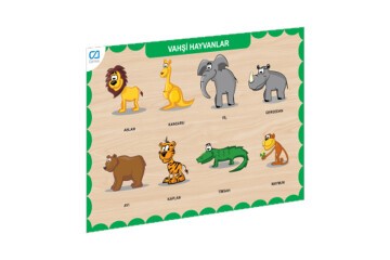 Ca Games Ahşap Vahşi Hayvanlar Bul-tak Caahs-3213