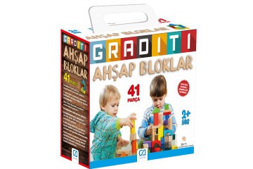 Ca Games Graditi 41 Parça Renkli Bloklar Caahs-10010