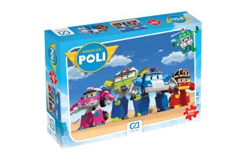 Ca Games Robocar Puzzle 100 Parça Ca100-5327