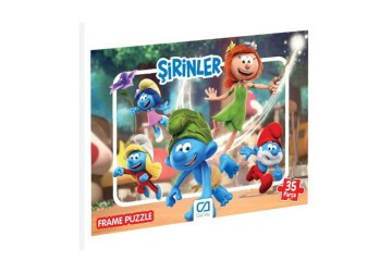 Ca Games Şirinler Frame Puzzle 35 Parça Cafrm-5310-5311