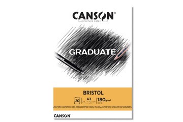 Canson Çizim Bloğu Graduate Cangrad Bristol 20 Syf A3 180 GR