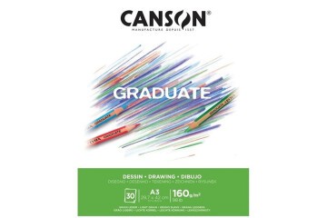Canson Çizim Bloğu Graduate Dessın Beyaz 30 Syf A3 160 GR