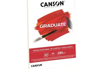 Canson Çizim Bloğu Graduate Yağlı Boya Ve Akrilik 20 Syf A5 290 GR