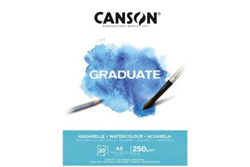 Canson Sulu Boya Bloğu Graduate 20 Syf A5 250 GR