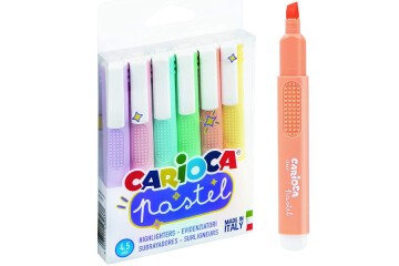 Carioca Fosforlu Kalem Pastel 6 Lı 43033