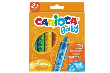 Carioca Pastel Boya Bebek 8 Li 2+Yaş 42892