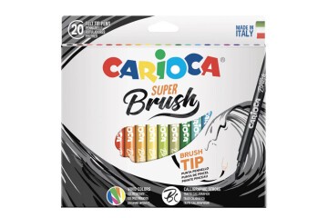Carioca Super Brush Keçeli Boya Kalemi 20 Li