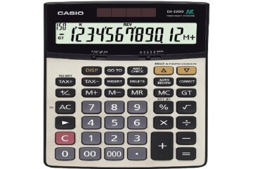 Casio Hesap Makinesi Masa Üstü 12 Hane Check Control DJ-220D Plus