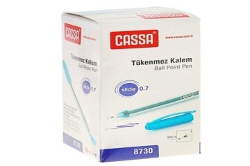 Cassa Tükenmez Kalem Slide 0.7 MM Mavi 8730