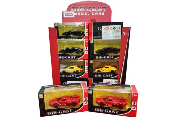 Ctoy Oyuncak Çek Bırak Kapıları Açılabilir Yarış Arabası 1:60 CTOY-MB302-1D