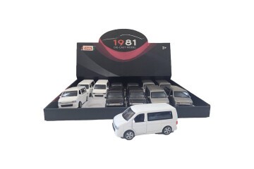 Ctoy Oyuncak Çek Bırak Kapıları Açılır Minibüs 1:32 CTOY-6632-09