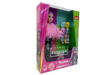 Ctoy Oyuncak Moda Aksesuarlı Oyuncak Bebek 11.5 Inch Ctoy-8671-13