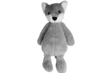 Dada Peluş Oyuncak Uyku Arkadaşı Tilki Gri 34 Cm