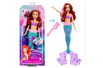 Disney Prenses Muhteşem Renk Değiştiren Saçlı Deniz Kızı Ariel Bebek HLW00