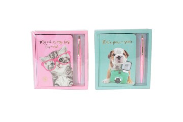 Dolphin Studıo Pets Defter+Jel Kalem Kutulu Set Pt-7788
