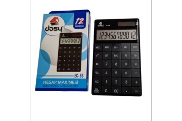 Dosy Hesap Makinesi Orta Boy Siyah EC-5S