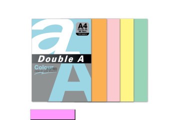 Double A Renkli Kağıt 100 LÜ A4 80 GR Pastel Flamingo