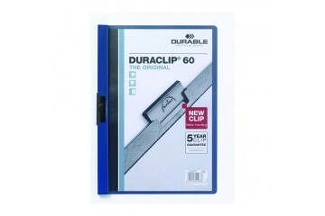 Durable Sıkıştırmalı Dosya DuraClip Ortadan Klipsli 60 Syf A4 Lacivert 2209
