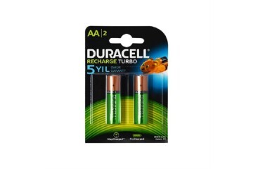 Duracell Şarjlı Kalem Pil (AA) 2500 MAH 1,2 V 2 Lİ