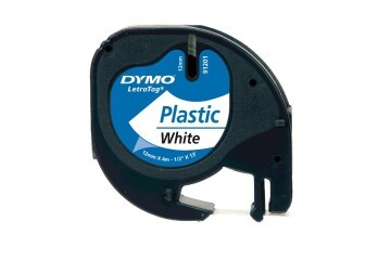 Dymo Letratag Şerit Plastik 12 MMx4 MT Beyaz 91201 59422
