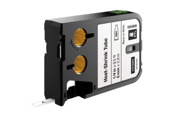 Dymo XTL Isıyla Küçülen Etiketi 6 MM x 2.7 M Beyaz/Siyah 1868809