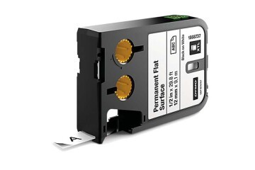 Dymo XTL Sabit Polyester Düz Yüzey 12 MM x 9,1 M Beyaz/Siyah 1868737
