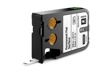 Dymo XTL Sabit Polyester Düz Yüzey 9 MM x 9,1 M Beyaz/Siyah 1868736