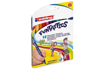 Edding Keçeli Kalem İnce Funtastıcs 12 Li Set 4-15-12