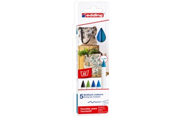 Edding Kumaş Boyama Kalemi Cool 5 Lİ 4500 /5S
