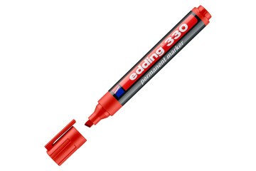 Edding Markör Permanent Kesik Uçlu 1-5 MM Kırmızı 330