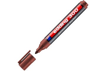 Edding Markör Permanent Yuvarlak Uçlu 1.5-3 MM Kahverengi 300