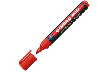 Edding Markör Permanent Yuvarlak Uçlu 1.5-3 MM Kırmızı 300