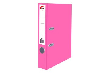 Elba Büro Klasör Dar Plastik Pembe