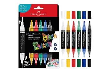 Faber-Castell Be Shake&paint Markör 6 Lı Klasik