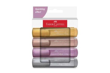 Faber-Castell Bls Fosforlu K 46 Metalik Renk 4 Lü Kart