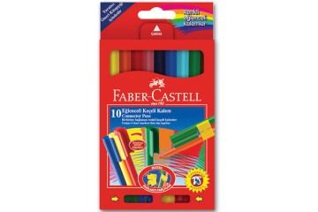 Faber-Castell Eğlenceli Keçeli Kalem 10 Renk