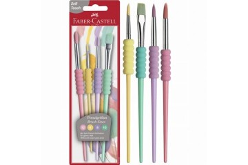 Faber-Castell Fırça Soft Touch Pastel 4 Çşt 10 Lu