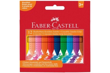 Faber-Castell Mum Boya Grıp Jumbo 12 Renk 5281 122540