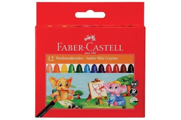 Faber-Castell Mum Boya Süper Yıkanabilir 12 Renk 5281120040
