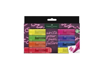Faber-Castell Textliner 46 Şeffaf Gövde GenZ 8li Paket 5030254601000