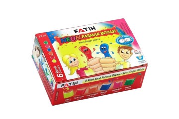 Fatih Parmak Boyası 25 ML 6 Renk Fosforlu 50002