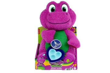 Fisher Price Barney Sensory Plush (barney) Mtl-hyg