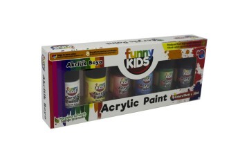 Funny Kids Akrilik 20 ML 6 Lı Set 1900
