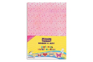Ginza Elişi Kağıdı Desenli Kristal 24x34 10 Renk GN-282