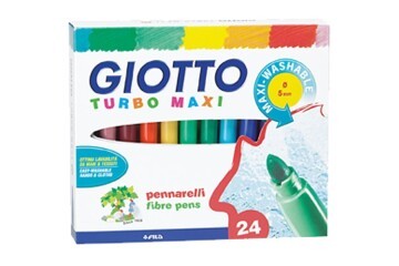 Giotto Keçeli Boya Kalemi Turbo Maxi 24 Renk 455000