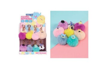 Gıpta Anahtarlık-lıttle Chubby Pompom 6 Renk 24 Lü