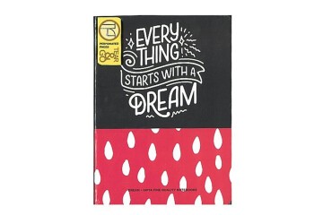 Gıpta Dream İp.Dkş.Sert Kapak Defter A5 120 YP Çiz.-st 4529